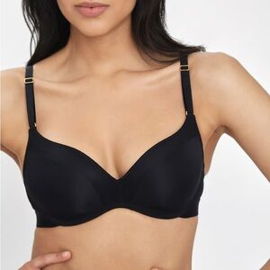 Lively No-Wire Push-Up Bra Black